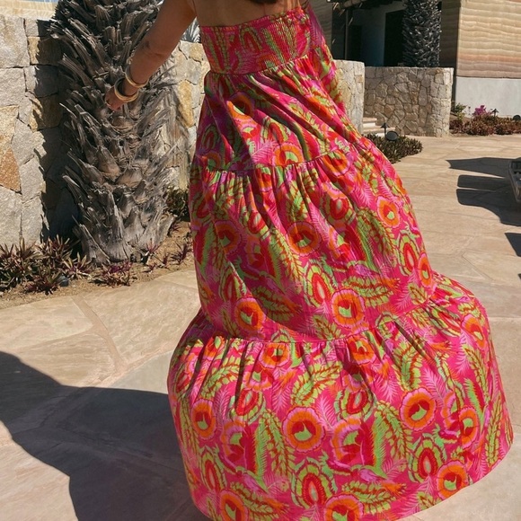SHOW ME YOUR MUMU Long Weekend Maxi Dress In Paradise Palms - Picture 6 of 10
